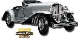 Duesenberg  - 1936 dark grey/silver - 1:18 - ERTL - ertv07963 | Toms Modelautos