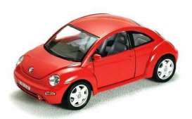 Volkswagen  - 1998 red - 1:18 - Bburago - 3342r - bura3342r | Toms Modelautos