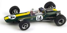 Lotus  - 1967 green - 1:43 - Spark - s1852 - spas1852 | Toms Modelautos
