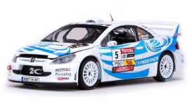 Peugeot  - 2011 white/blue - 1:43 - Vitesse SunStar - 43045 - vss43045 | Toms Modelautos