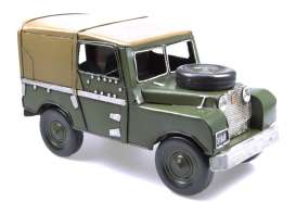 Land Rover  - 1942 green - 1:12 - Tinplate Collectables - TinJP1002-gn | Toms Modelautos