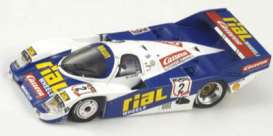 Porsche  - 1987 white/blue - 1:43 - Spark - sg025 - spasg025 | Toms Modelautos