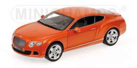 Bentley  - 2011 orange metallic - 1:18 - Minichamps - 100139921 - mc100139921 | Toms Modelautos