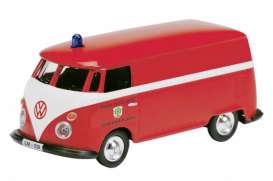 Volkswagen  - red/white - 1:87 - Schuco - 25734 - schuco25734 | Toms Modelautos