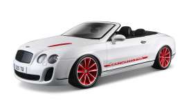 Bentley  - 2012 white - 1:18 - Bburago - 11035w - bura11035w | Toms Modelautos