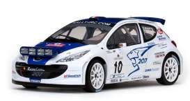 Peugeot  - 2007 white/blue - 1:18 - SunStar - 5434 - sun5434 | Toms Modelautos