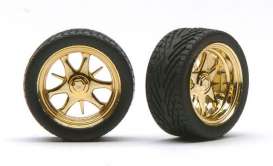 Rims &amp; tires Wheels & tires - gold - 1:24 - Pegasus - hs1228 - pghs1228 | Toms Modelautos