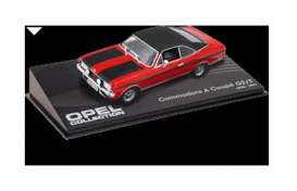 Opel  - 1970 red/black - 1:43 - Magazine Models - OComA - MagOComA | Toms Modelautos