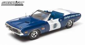 Dodge  - 1971 blue/white - 1:18 - GreenLight - 12871 - gl12871 | Toms Modelautos