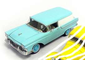 Ford  - 1957 light blue - 1:24 - Johnny Lightning - 51105ZZD-2 - JL51105ZZD-2 | Toms Modelautos
