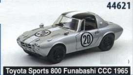 Toyota  - 1965 silver - 1:43 - Ebbro - ebb44621 | Toms Modelautos