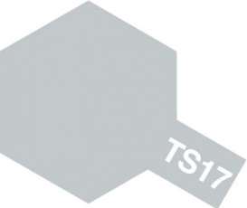 Paint  - gloss aluminium - Tamiya - TS-17 - tamTS17 | Toms Modelautos