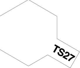 Paint  - matt white - Tamiya - TS-27 - tamTS27 | Toms Modelautos