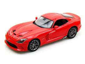 Dodge  - Viper 2013 red - 1:18 - Maisto - 31128r - mai31128r | Toms Modelautos