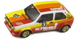 Volkswagen  - 1977 red/yellow/orange/white - 1:43 - Spark - sg031 - spasg031 | Toms Modelautos