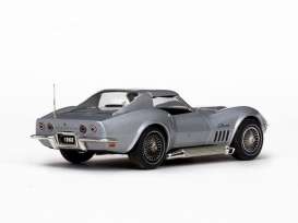 Chevrolet  - Corvette Stingray 427 coupe 1968 silver - 1:43 - Vitesse SunStar - 36246 - vss36246 | Toms Modelautos