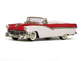 Ford  - Fairlane open convertible 1956 red/white - 1:43 - Vitesse SunStar - 36276 - vss36276 | Toms Modelautos