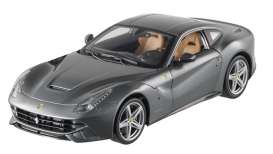 Ferrari  - 2012 grigio scuro (grey) - 1:18 - Hotwheels - mvBCJ74 - hwmvBCJ74 | Toms Modelautos