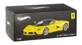 Ferrari  - 2013 yellow - 1:43 - Hotwheels Elite - mvBCT85 - hwmvBCT85 | Toms Modelautos