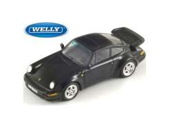 Porsche  - black - 1:18 - Welly - 18026bk - welly18026bk | Toms Modelautos