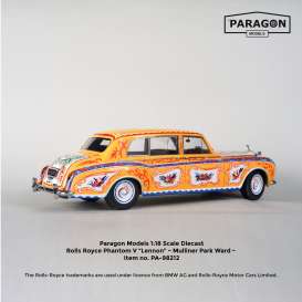 Rolls Royce  - Phantom V *John Lennon* 1964 yellow - 1:18 - Paragon - 98212 - para98212 | Toms Modelautos