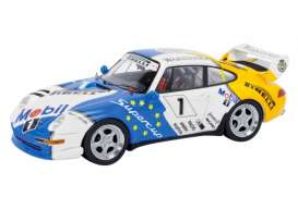Porsche  - white/yellow/blue - 1:43 - Schuco - 8882 - schuco8882 | Toms Modelautos