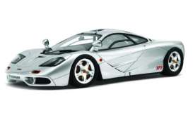 McLaren  - 1993 silver - 1:43 - TrueScale - M134327 - TSM134327 | Toms Modelautos