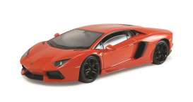 Lamborghini  - Aventador 2011 orange - 1:24 - Welly - 24033o - welly24033o | Toms Modelautos