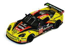 Chevrolet Corvette - 2011 yellow - 1:43 - IXO Models - lmm218 - ixlmm218 | Toms Modelautos