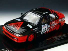 Mitsubishi  - 1991 red/black - 1:43 - IXO Models - rac221 - ixrac221 | Toms Modelautos