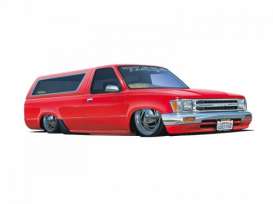 Toyota  - Hilux *Old School* 1980  - 1:24 - Aoshima - 05700 - abk05700 | Toms Modelautos