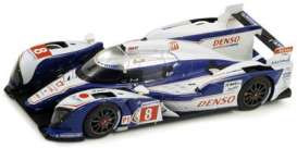 Toyota  - TS030 2012 blue/white - 1:18 - Spark - 18S071 - spa18S071 | Toms Modelautos