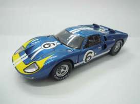 Ford  - 1966 blue/white - 1:18 - Shelby Collectibles - shelby416 | Toms Modelautos