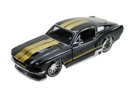 Ford  - Mustang GT 1967 black/gold - 1:24 - Maisto - 31094bk - mai31094bk | Toms Modelautos