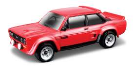 Fiat  - red - 1:43 - Bburago - 30201r - bura30201r | Toms Modelautos