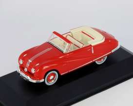 Austin  - 1949 red - 1:43 - Ixo Premium X - PRD241 - ixPRD241 | Toms Modelautos