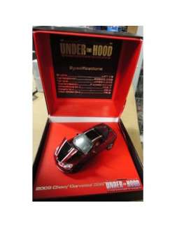 Chevrolet Corvette - 2009 red/black - 1:64 - GreenLight - 2009UTH - GL2009UTH | Toms Modelautos