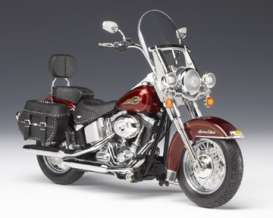 Harley Davidson  - 2008 crimson red sunglo - 1:12 - Highway 61 - hw81046 | Toms Modelautos