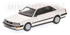 Audi  - 1988 white - 1:43 - Minichamps - 400016002 - mc400016002 | Toms Modelautos