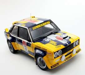 Fiat  - 1980 yellow/black - 1:18 - Kyosho - 8372E - kyo8372E | Toms Modelautos