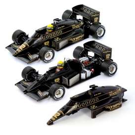 Lotus  - Renault 97T A. Senna 1985 black/gold - 1:18 - Ixo Premium X - SEN18001 - ixSEN18001 | Toms Modelautos