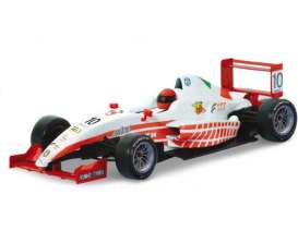 Abarth  - white/red - 1:43 - Cararama - md397498 | Toms Modelautos