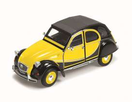 Citroen  - 1982 yellow/black - 1:24 - Welly - 24009ybk - welly24009ybk | Tom's Modelauto's