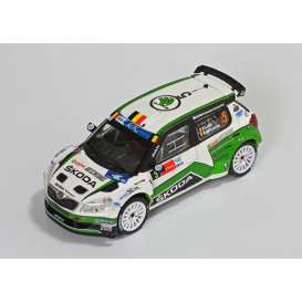 Skoda  - 2013 white/green - 1:43 - IXO Models - ram536 - ixram536 | Toms Modelautos