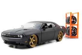Dodge  - 2008 matt black - 1:24 - Jada Toys - 54021w11-4 - jada54021w11-4 | Toms Modelautos
