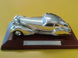 Mercedes Benz  - 500K 1934 chrome - 1:43 - Magazine Models - CHR500K - magCHR105mb500K | Toms Modelautos