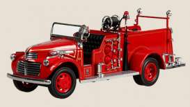 GMC  - 1941 red - 1:24 - Yatming - yat20068r | Toms Modelautos