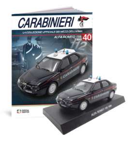 Alfa Romeo  - 156 1999 blue - 1:43 - Magazine Models - cara040 - magcara040 | Toms Modelautos