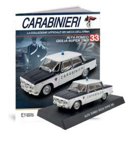 Alfa Romeo  - Giulia 1969 blue/white - 1:43 - Magazine Models - cara033 - magcara033 | Toms Modelautos