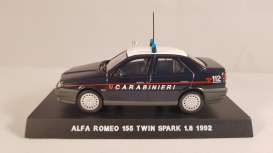 Alfa Romeo  - 155 1992 blue - 1:43 - Magazine Models - cara016 - magcara016 | Toms Modelautos